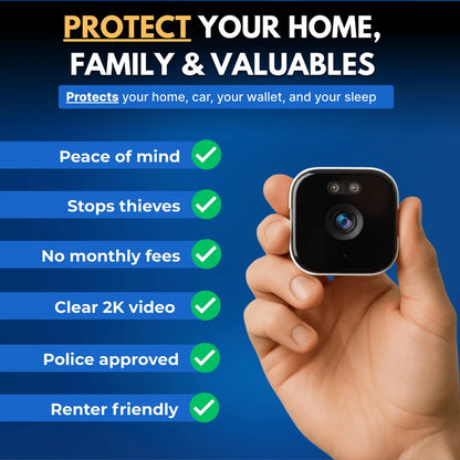 2K Window Security Camera