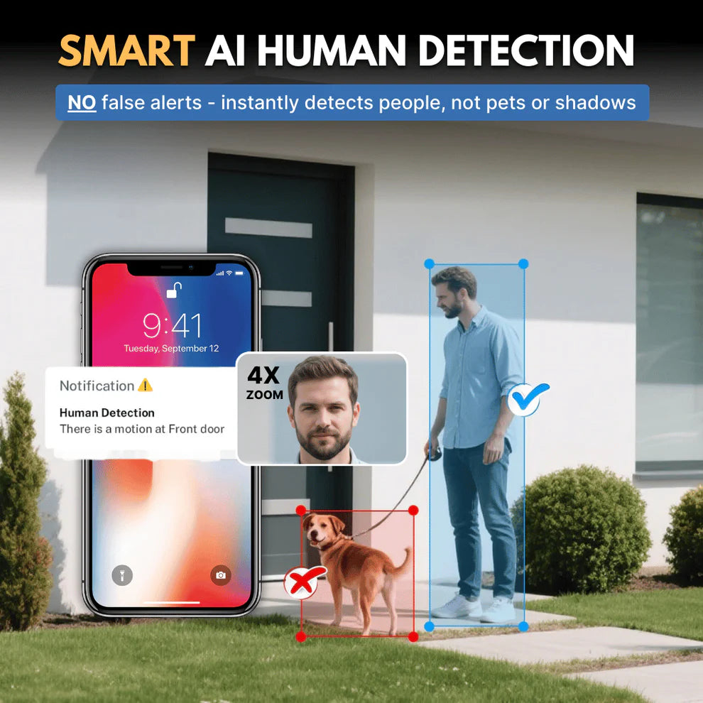 2K Window Security Camera