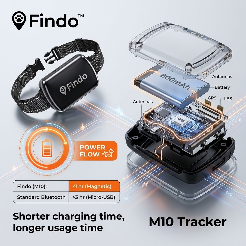 Findo Pro 4G GPS Smart Pet Tracker